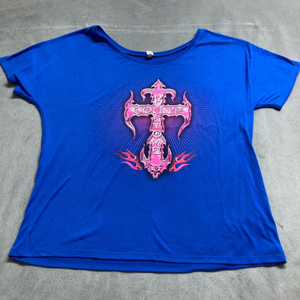 Counts Customs Women’s soft T-Shirt Blue Medium